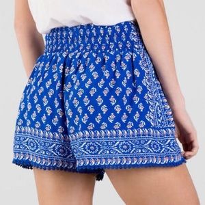 Francesca's Jennings Printed Shorts